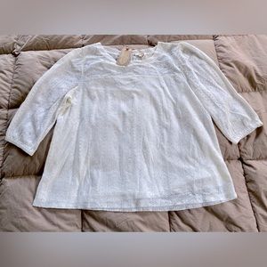 NWT Fat Face Lace Swing Top Size 14